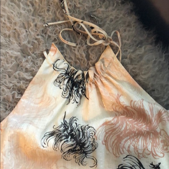 Trina Turk Feather Halter - Picture 5 of 6